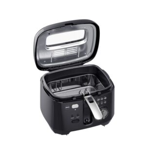 ELDOM Fryer FREET, 2,5 l, 400 g bulvyčių, temperatūros reguliatorius, nuimamas alyvos bakas, juodas - Image 3