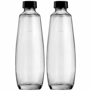 SodaStream DUO (1047205490) 2 Stikliniai buteliai, 1 L, Skaidri/Juoda - Image 2