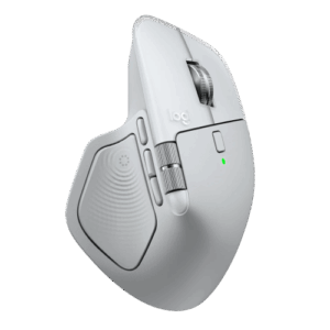 Logitech MX Master 4 for MAC Belaidė pelė RF Wireless + Bluetooth, 8000 DPI, White Silver - Image 2