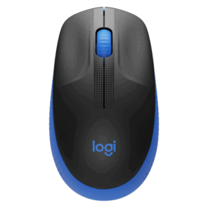 Logitech M190 Full-Size Belaidė pelė, RF Wireless, 1000 DPI, Mėlyna