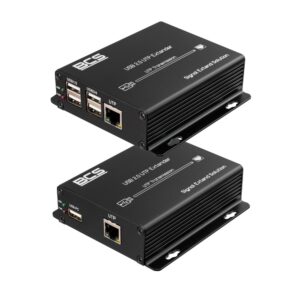 BCS BCS-UTP-4USB-SET(2) vaizdo ir garso signalų ilgintuvas AV siųstuvas ir imtuvas Juoda - Image 2