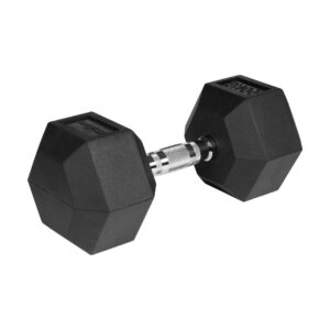 REBEL ACTIVE Guma dengtas ketaus hantelis 20 kg - Image 3