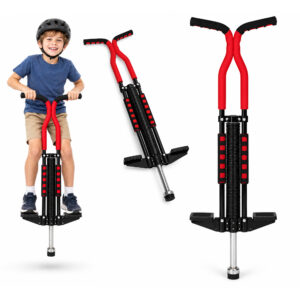 Pogo lazda vaikams, šokinėjimo lazda iki 80 kg, juoda