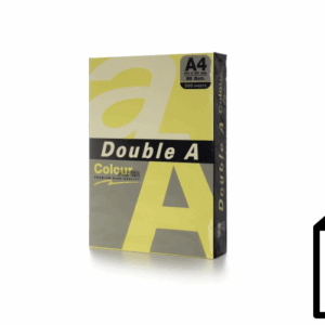 Spalvotas popierius Double A, 80g, A4, 500 lapų, Butter - Image 3