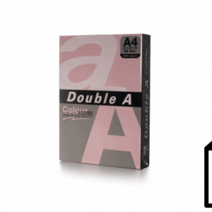 Spalvotas popierius Double A, 80g, A4, 500 lapų, Pink - Image 3