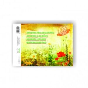Akvarelinis sąsiuvinis SMLT, A4, 200 g, klijuotas, (10)  0708-205