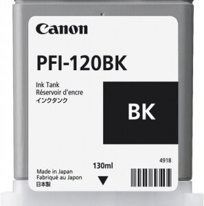 Canon PFI-120BK (2885C001) Rašalinė kasetė, Juoda