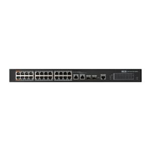 BCS BCS-L-SP2402G-2SFP-M(II) Valdomas Maitinimas per Eternetą (PoE) 1U Juoda - Image 2