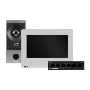 BCS BCS-P-VIS02 vaizdo telefonspynės sistema 2 MP 17,8 cm (7") Balta - Image 2