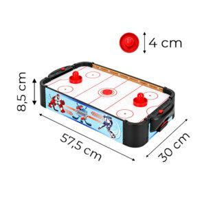 LED air hockey table game for children 58 cm with accessories ECOTOYS - Image 10