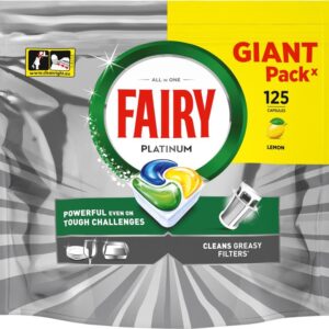 Indaplovių kapsulės Fairy PLAT Allin1, 125 vnt.