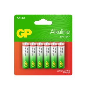 Elementai GP ALKALINE AA/LR06, 12 vnt.