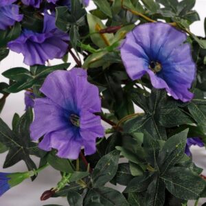 Dirbtinė gėlė vazone, violetinė sp., 50 cm - Image 3