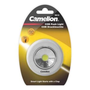 Šviestuvas priklijuojamas Camelion COB, 50lm, 3 x AAA