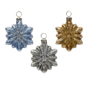 Eglutės žaisliukas Decoris Antique Flake, stiklas, 10 cm
