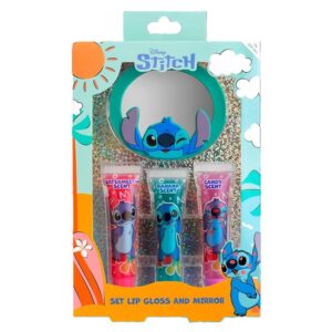 RINKINYS VAIKIŠKAS LŪPŲ BLIZGIS IR VEIDRODĖLIS STITCH - Image 1