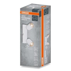 Šviestuvas kryptinis Osram, 2xGU10, baltas - Image 3