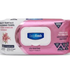 Drėgnos lelijų servetėlės paviršiams Deep Fresh, 100 vnt.