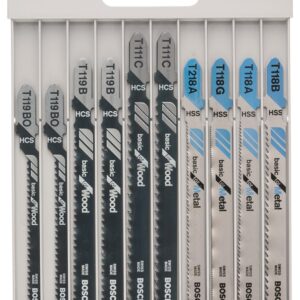 Siaurapjūklio pjūklelių komplektas Bosch X-Pro Line 10 vnt. - Image 2