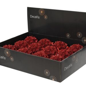 Eglutės žaisliukas Decoris Flower, raudonas - Image 2