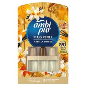 oro gaiviklio papildymas Ambi Pur Vanilla Toffee, 20 ml