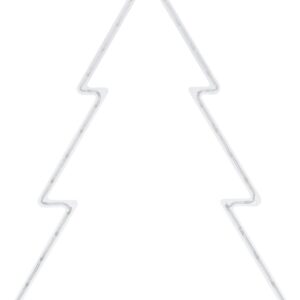 Dekoracija Eglė su LED, AVX000130, H60 cm, 48 cm, įv. spalvų
