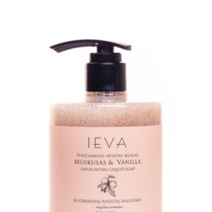 Skystas šveičiamasis muilas Ieva Musk & Vanilla, 500 ml - Image 1