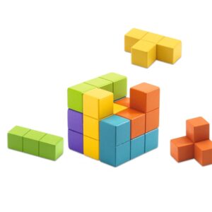 Medinių figūrų gaminimo rinkinys Djeco Cubissimo - Image 3