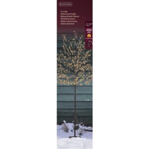 Dekoracija "Medis" su LED apšvietimu, 491627, 150 cm, juoda - Image 3