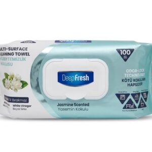 Drėgnos jazminų  servetėlės paviršiams Deep Fresh, 100 vnt.