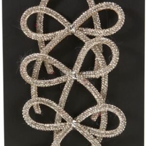 Eglutės žaisliukas Beads Bow, rausvo aukso, 5 vnt.