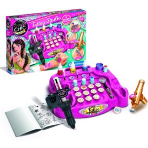 Rinkinys tatuiruotėms Clementoni Crazy Chic 18260, vaikams