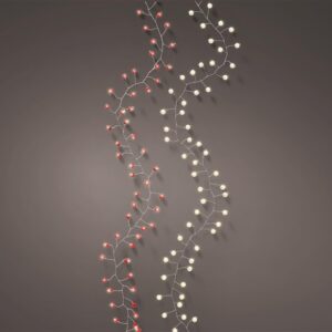 Lempučių girlianda Deco, 489819, 1.5 m, 80 LED Balta/Raudona - Image 2