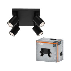Šviestuvas kryptinis Osram, 4xGU10, juodas. - Image 2