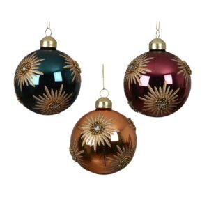 Eglutės žaisliukas Decoris Sparkle, įvairių spalvų, stiklas