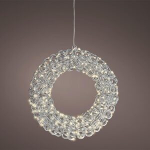 Dekoracija „Žiedas“ su LED apšvietimu 493889 D38 cm, sidabro - Image 2