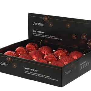 Eglutės žaisliukas Decoris 024876, raudonas, polistirenas - Image 2
