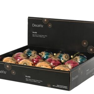 Eglutės žaisliukas Decoris Sparkle, įvairių spalvų, stiklas - Image 2