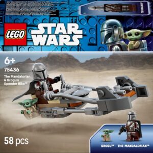 Konstruktorius LEGO® Star Wars™ greitaeigis motociklas,58vnt