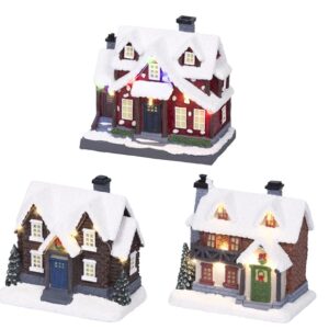 Dekoracija "Namelis" su LED apšvietimu, 489745, 13 cm, 8 cm - Image 1