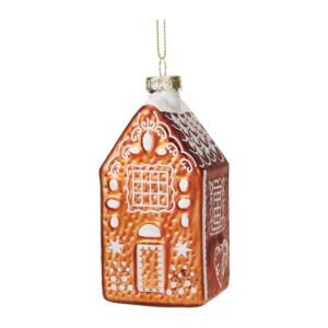 Eglutės žaisliukas Ginger House, rudas, stiklas