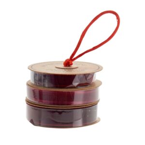 Dovanų pakavimo juostelė 3pack, bordo - Image 2