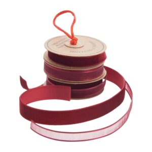 Dovanų pakavimo juostelė 3pack, bordo