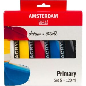DAŽAI AKRILILIAI RINKIN PRIMARY 5X120ML