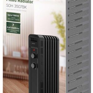 Tepalinis šildytuvas Sencor SOH 3507BK, 1500 W - Image 2