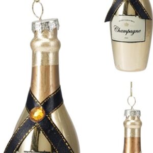 Eglutės žaisliukas Bottle, aukso/juodas