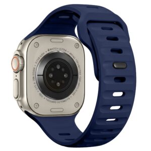 Tech-Protect SILICONE LINE WATCH 8 / 9 / 10 / 11 / 12 / SE / ULTRA (44 / 45 / 46 / 49 MM) ATLANTIC BLUE - Image 8