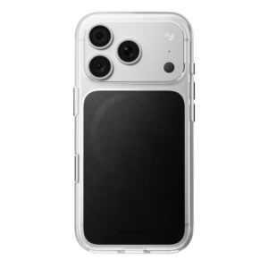 Nomad Clear Leather dėklas, juodas (Horween) - iPhone 18 Pro/17 Pro - Image 2