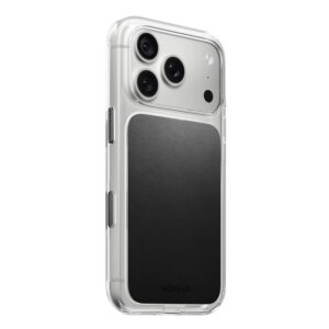 Nomad Clear Leather dėklas, juodas (Horween) - iPhone 18 Pro/17 Pro - Image 4