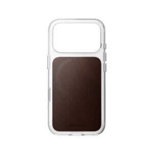 Nomad Clear Leather Case, rustic brown (Horween) - iPhone 18 Pro/17 Pro - Image 11